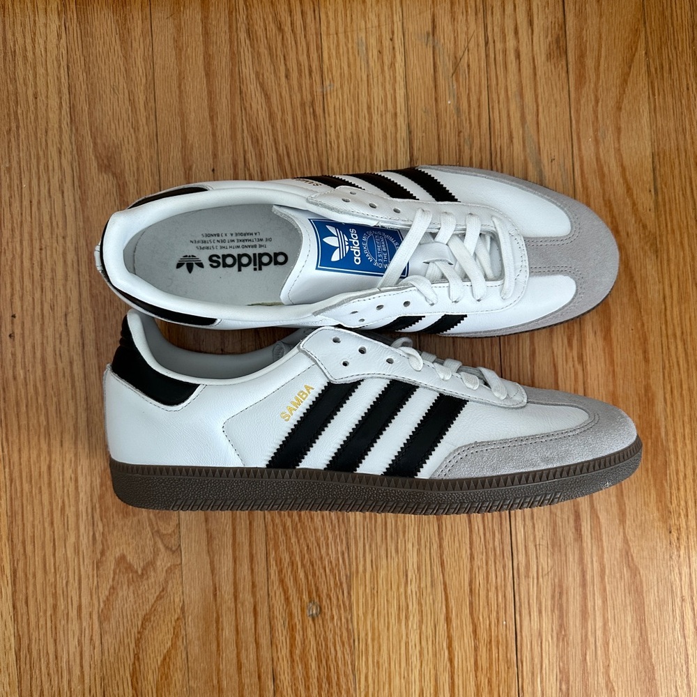Adidas Samba OG White Black Men's Sneakers